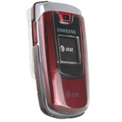 Samsung Compatible Transparent Snap-On Cover with Swivel Belt Clip - Smoke    437COVSM