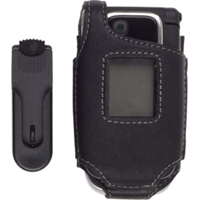Nokia Compatible Premium Leather Case with Ratcheting Swivel Belt Clip - Black   492908