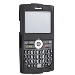 Samsung Compatible Rubberized Snap on Cover - Black  607RUBBK