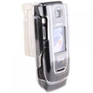 Nokia Compatible Crystal Clear Snap On Cover with Swivel Belt Clip 6555COVCL