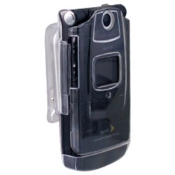 Sanyo Compatible Crystal Case Snap-on Transparent Cover - Blue   6600COVCL