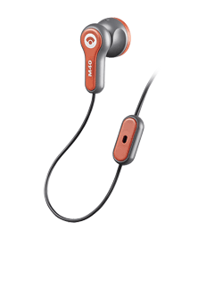 Universal Plantronics M40 In-The-Ear Headset - Orange/Gray    67809-01