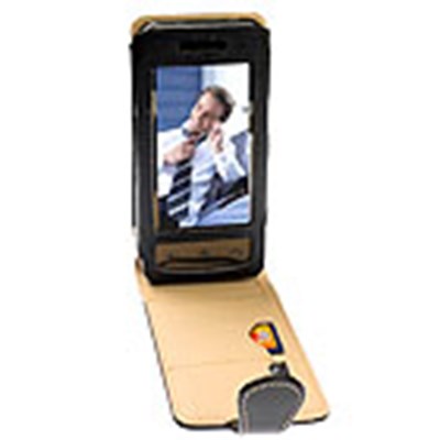 Samsung Compatible Krusell Orbit Leather Flex Case, Black  75372