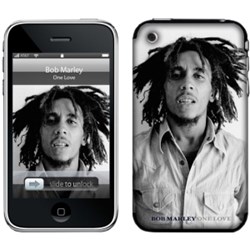 Apple Compatible Music Skin Bob Marley - One Love MS-BOB80001