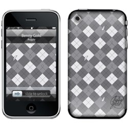 Apple Compatible Music Skin - Benny Gold Argyle  MS-BG10001