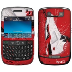 Blackberry Compatible Music Skin - Dave White J5 Red  MS-DW400015-BL