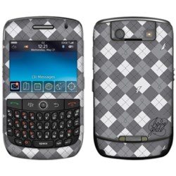 Blackberry Compatible Music Skin - Argyle  MS-BG100015-BL
