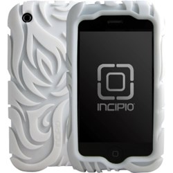 Apple Compatible Incipio Tribal dermaSHOT Silicone Case - White  ILAB-101