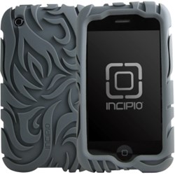 Apple Compatible Incipio Tribal dermaSHOT Silicone Case- Grey  ILAB-105