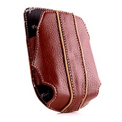 Blackberry Compatible Naztech Cabrio Pouch - Brown and Beige   8710BB