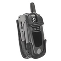 Motorola Compatible Krusell Leather Elastic Form Fit Case - Black  87232