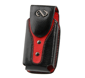 Naztech Vertical Boa Holster - Black and Red  8987
