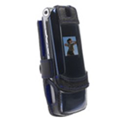 Motorola Compatible Krusell Leather Elastic Form Fit Case - Black  89222