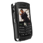 Blackberry Compatible Krusell Cabriolet Form Fit Leather Case - Black  89256