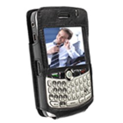 Blackberry Compatible Krusell Cabriolet Form Fit Leather Case - Black  89272