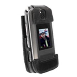 LG Compatible Krusell Elastic Form Fit Leather Case - Black  89281