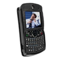 Motorola Compatible Krusell Cabriolet Form Fit Leather Case - Black  89286