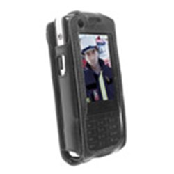 Sony Ericsson Compatible Krusell Dynamic Form Fit Leather Case - Black