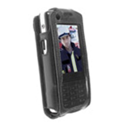 Sony Ericsson Compatible Krusell Dynamic Form Fit Leather Case - Black