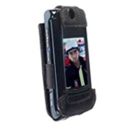 Motorola Compatible Krusell Elastic Form Fit Leather Case - Black  89290