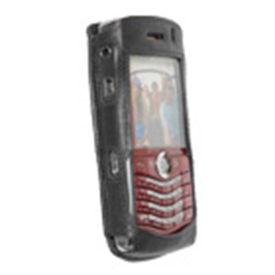 Blackberry Compatible Krusell Cabriolet Form Fit Leather Case - Black