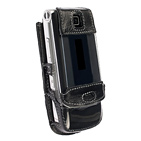 Motorola Compatible Krusell Elastic Form Fit Leather Case - Black