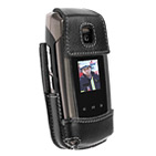 Samsung Compatible Krusell Elastic Form Fit Leather Case - Black  89344