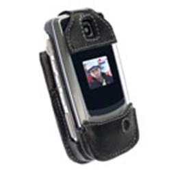 LG Compatible Krusell Elastic Form Fit Leather Case - Black  89357