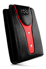 Motorola Compatible Naztech Boa Case - Black-Red   8991