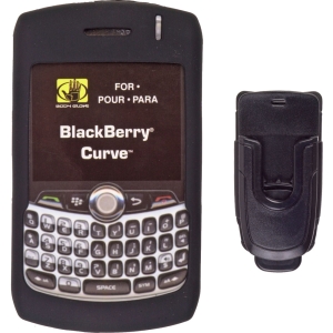 Blackberry Compatible Body Glove Silicone Case - Black  9087401