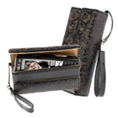 Krusell DIVINE Universal Pouch - Black and Gold  95170