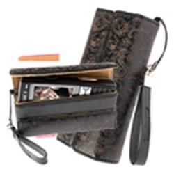 Krusell DIVINE Universal Pouch - Black and Gold  95174