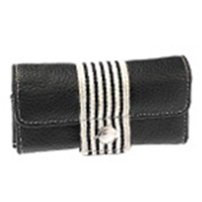 Krusell Breeze UNIVERSAL Leather Pouch - Black and White  95187