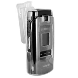 Samsung Compatible Snap On Cover with Swivel Belt Clip - Crystal Clear    A707COVCL