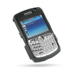 Blackberry Compatible Aluminum Case with Swivel Belt Clip - Black    ALUM8300BK