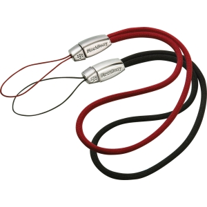 Blackberry Original Wriststraps - Black and Red        ASY-15489