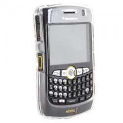 Blackberry Compatible Clear Protective Shield with Swivel Belt Clip  BB8350COVCL