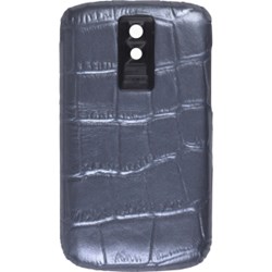 Blackberry Compatible Backpack Leather Battery Door- Blue/ Grey  BB9000BP-BGC