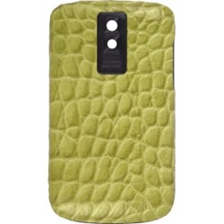Blackberry Compatible Green Croc Backpack Leather Battery Door  BB9000BP-GRC