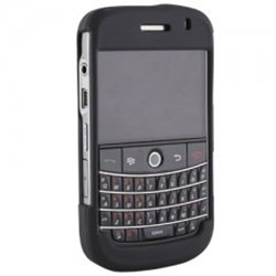 Blackberry Compatible Solid Black Protective Shield with Swivel Belt Clip  BOLDCOVBK