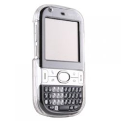 Palm Treo Compatible Snap On Cover with Swivel Belt Clip - Clear        CENTROCOVCL