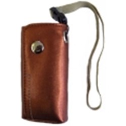 Motorola Original Fashion Leather Pouch with Wrist Strap - Metalic Rust