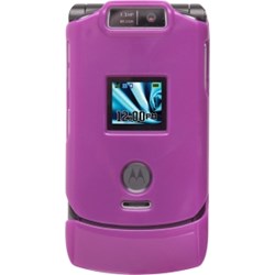 Motorola Compatible Scented Snap-On Case - Groovin' Grape    CLPGRPSCNTV3XXSIN