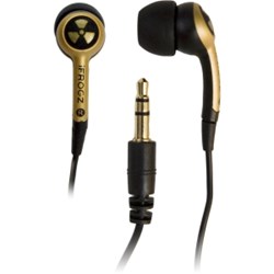 EarPollution Plugz 3.5 mm Earbuds (headset only) - Gold   EPD33-GOLD
