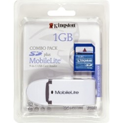 Universal Kingston 1GB SD Card with Adapters    FCR-ML-SD-1GB
