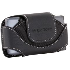 Universal MobileGlove Futura Horizontal Leather Case with Swivel Belt Clip and Loop - Black  FUTMDBK