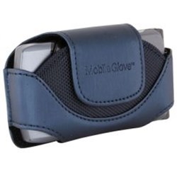 Universal MobileGlove Futura Horizontal Leather Holster with Swivel Belt Clip - Royal Blue       FUTMDRB