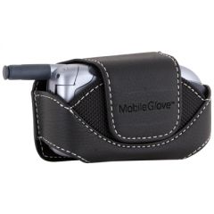 Black Leather Horizontal Case with Swivel Belt Clip and Loop   FUTNXBK