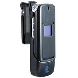 Motorola Compatible Snap on Cover with Swivel Belt Clip - Black   GSMK1COVBK