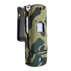 Motorola Compatible Snap on Cover with Ratcheting Swivel Belt Clip - Camouflage   GSMK1COVCAMO